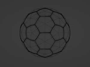 Soccer ball dirty 3D Model