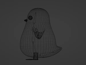 Penguin rigged 3D Model