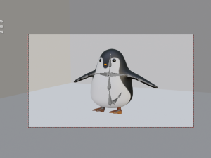 Penguin rigged 3D मॉडल