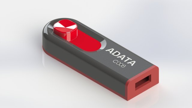 USB ADATA 3D Модель .c4d .max .obj .3ds .fbx .stl .blend