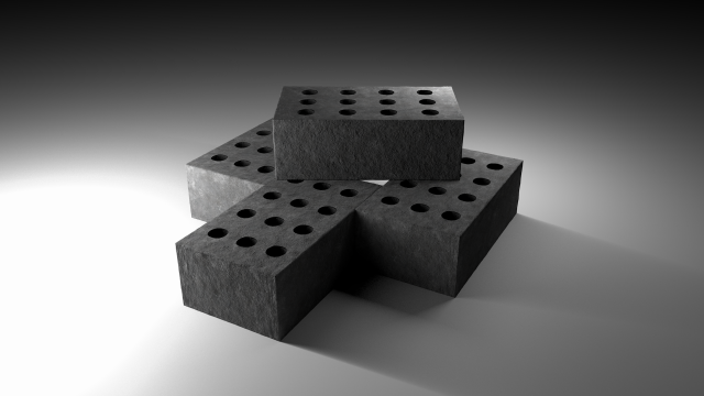 8 - 8K bricks 3D 모델 .c4d .max .obj .3ds .fbx .stl .blend