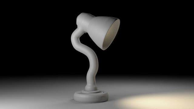 Luminaire - a lamp of the past style 3D Model .c4d .max .obj .3ds .fbx .stl .blend 
