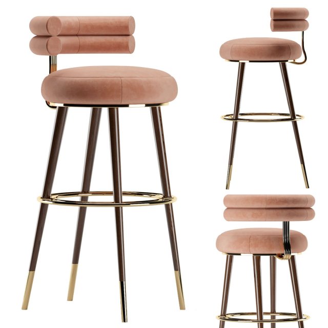 Betsy bar stool 3D Modell .c4d .max .obj .3ds .fbx .stl .blend 