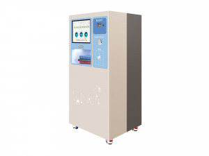 Self Service Library Book Returning Machine 3D Model