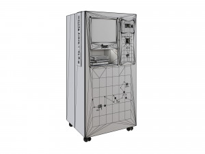 Self Service Library Book Returning Machine 3D Model