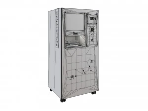 Self Service Library Book Returning Machine 3D Model