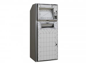Self Service Library Book Returning Machine small size 3D Model