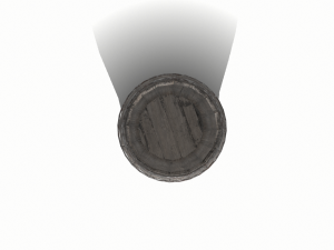 Wooden barrel Model 3D