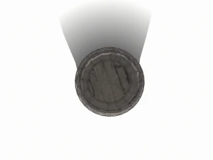 Wooden barrel 3D Model