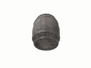 Wooden barrel Model 3D