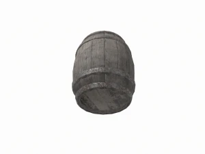 Wooden barrel 3D Model