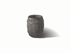 Wooden barrel Model 3D