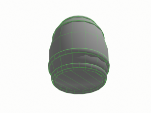 Wooden barrel Model 3D