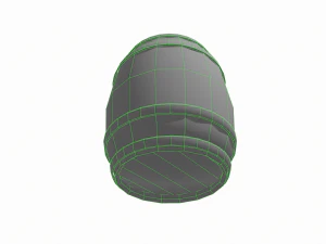 Wooden barrel 3D Model