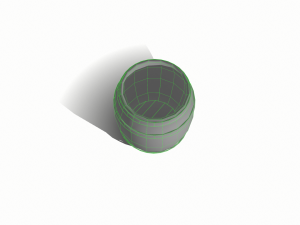 Wooden barrel Model 3D