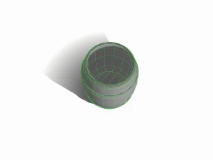 Wooden barrel 3D Model