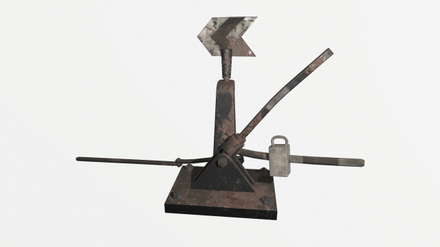 Arrow Railway Modelo 3D .c4d .max .obj .3ds .fbx .stl .blend 