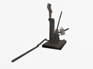 Chemin de fer de la fl&egrave;che Modèle 3D