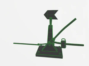 Chemin de fer de la fl&egrave;che Modèle 3D