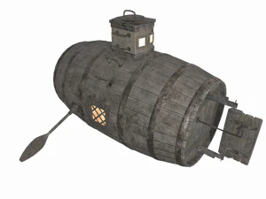 Bathyscaphe 3D Model