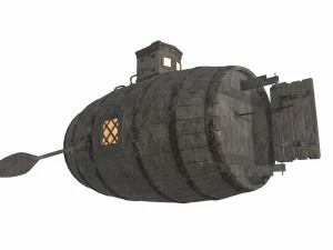Bathyscaphe 3D Model