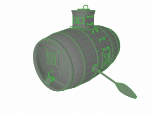 Bathyscaphe 3D Model