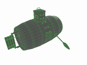 Bathyscaphe 3D Model