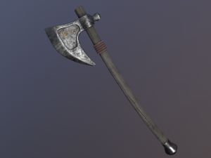 Medieval Axe 3Dモデル