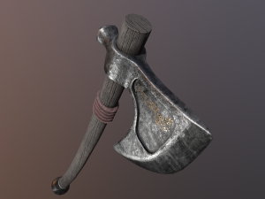 Medieval Axe 3Dモデル