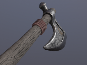 Medieval Axe 3Dモデル