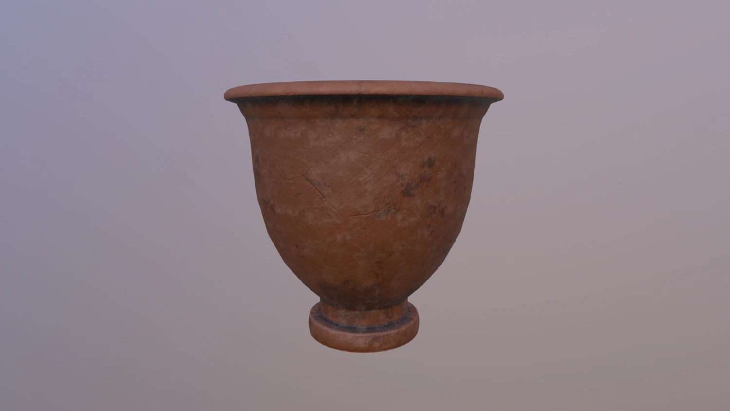 Antique clay pot 3D Model .c4d .max .obj .3ds .fbx .stl .blend