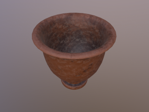 Antique clay pot 3D 模型