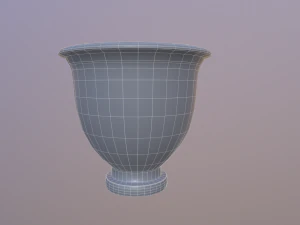 Antique clay pot 3D Model