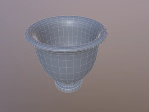 Antique clay pot 3D Model