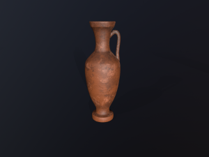 Antique clay pot 3D Model