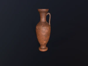 Antique clay pot 3D Model