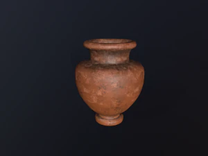 Antique clay pot 3D Model
