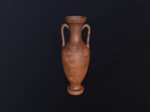 Antique clay pot 3D Model