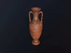 Antique clay pot 3D Model