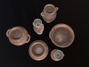 Antique clay pot 3D Model