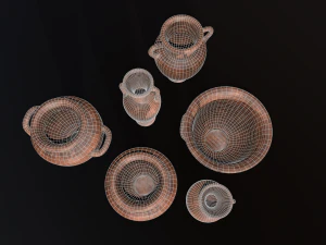 Antique clay pot 3D Model