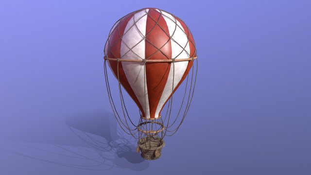Air Balloon Modelo 3D .c4d .max .obj .3ds .fbx .stl .blend 
