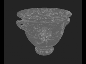 Antique Greek vases Low-poly Modello 3D