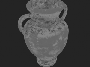 Antique Greek vases Low-poly Modello 3D