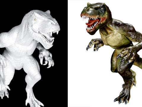 Tyrannosaurus Rex 2 3D Model