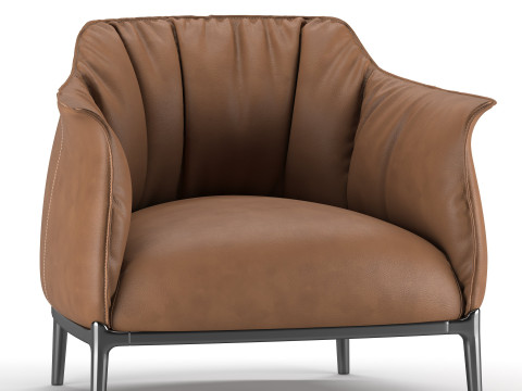 Armchair Poltrona Frau Archibald 3D 模型