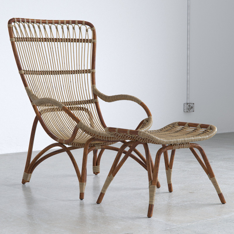 Sika Design Monet Chair and Footstool 3D Model .c4d .max .obj .3ds .fbx .stl .blend 