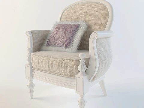 Fauteuil Volpi PAOLINA 3D Model