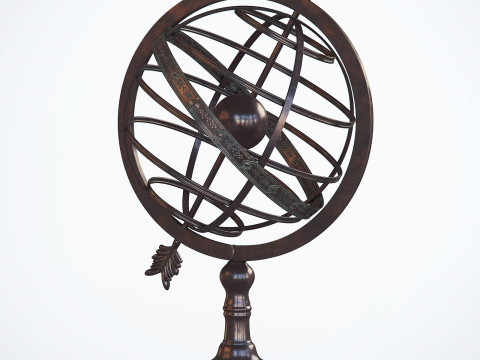 Armillary Sphere Sculpture by Darby Home 3D मॉडल