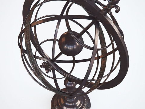 Armillary Sphere Sculpture by Darby Home 3D Model